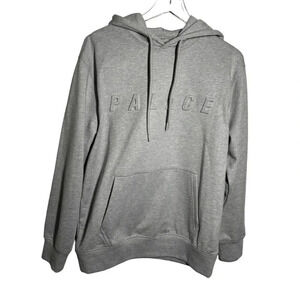 Palace P-A-L Hood Grey Marl Hoodie sweatshirt size Medium spellout